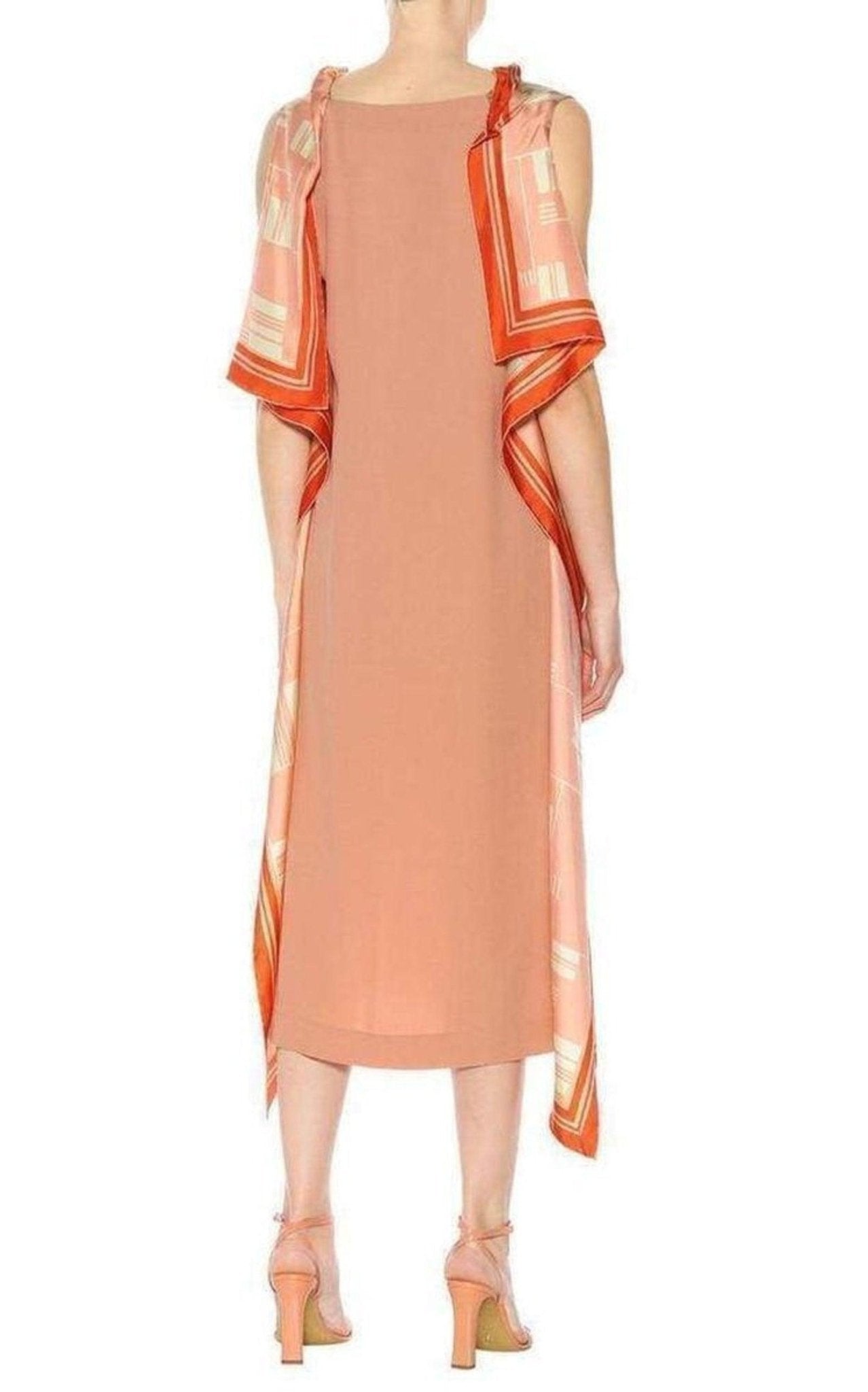 Dries Van Noten Geometric Silk Overlay Dress - Runway Catalog