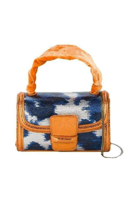 Ikat Print Mini Cross Body Bag Dries Van Noten