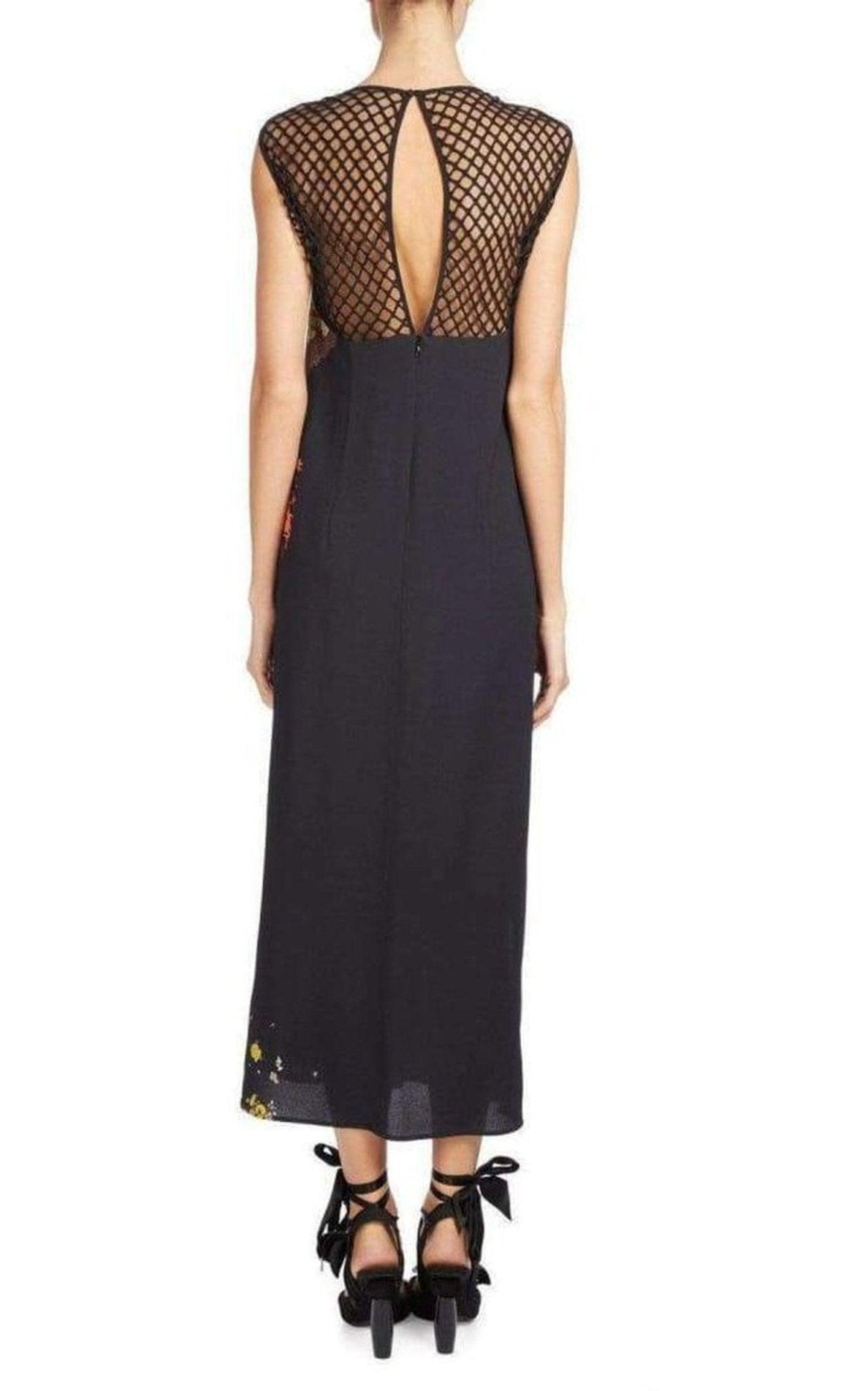 Dries Van Noten Mesh - Yoke Maxi Dress - Runway Catalog
