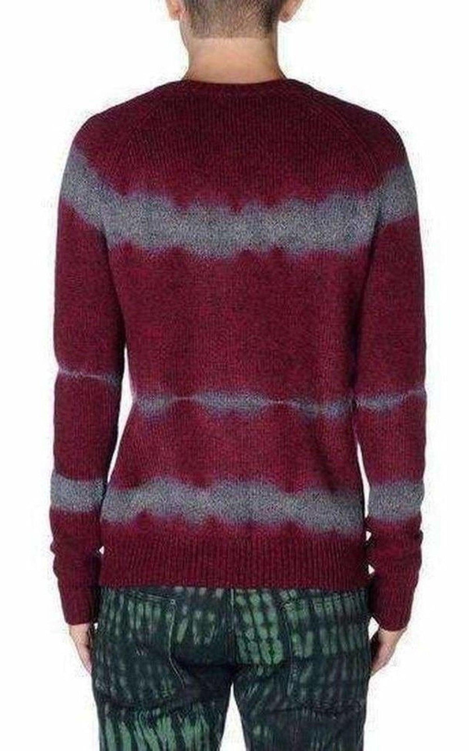 Miles Burgundy Wool Sweater Dries Van Noten