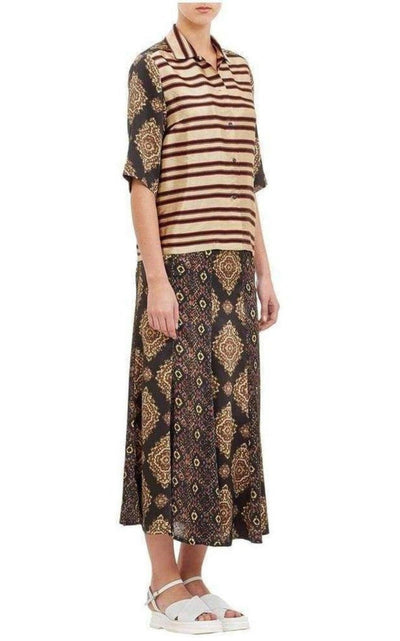 Dries Van Noten Mixed - Pattern Chanton Shirt - Runway Catalog