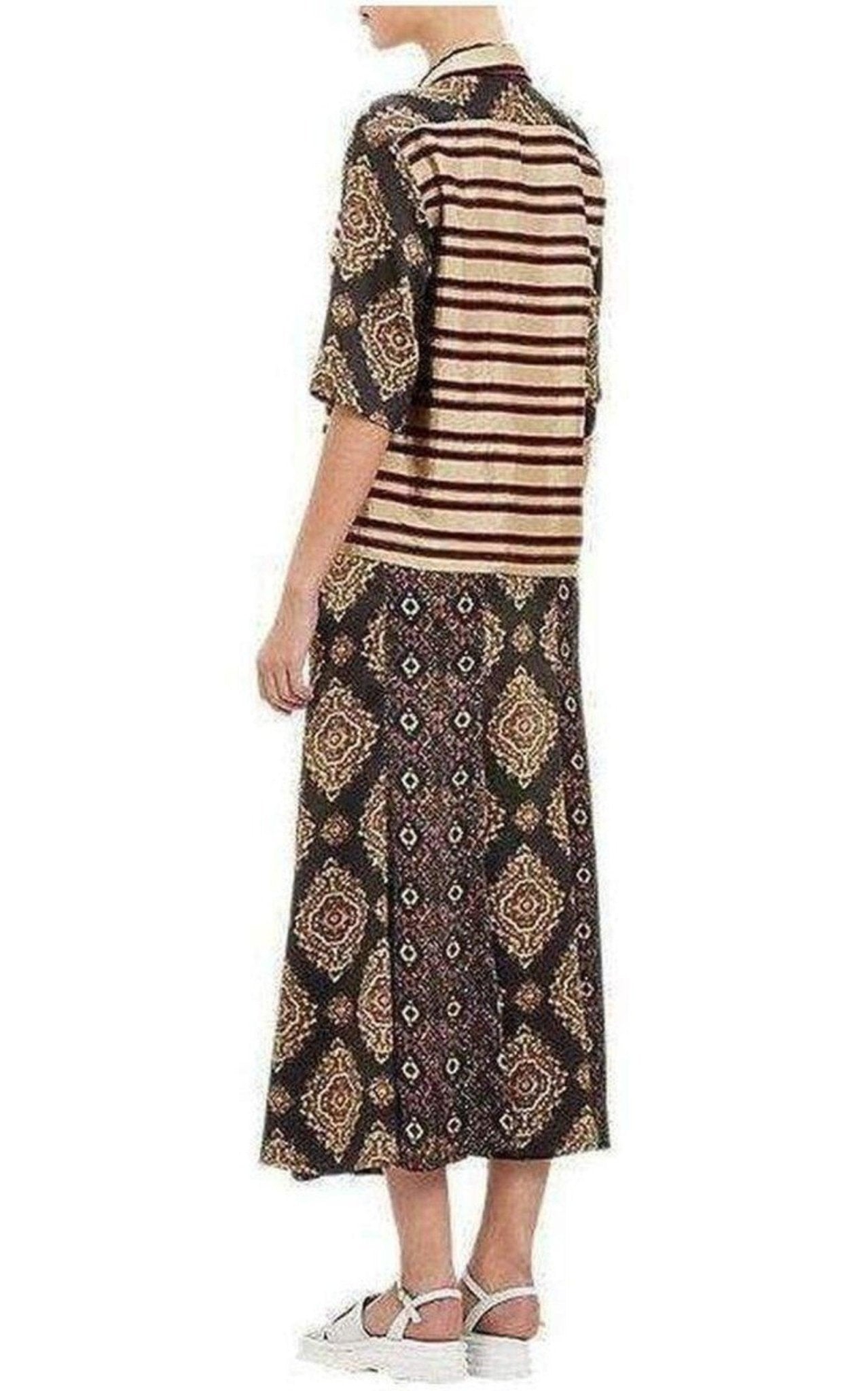 Dries Van Noten Mixed - Pattern Chanton Shirt - Runway Catalog