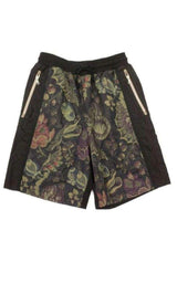 Multicolored Floral Print Hibbert Shorts Dries Van Noten