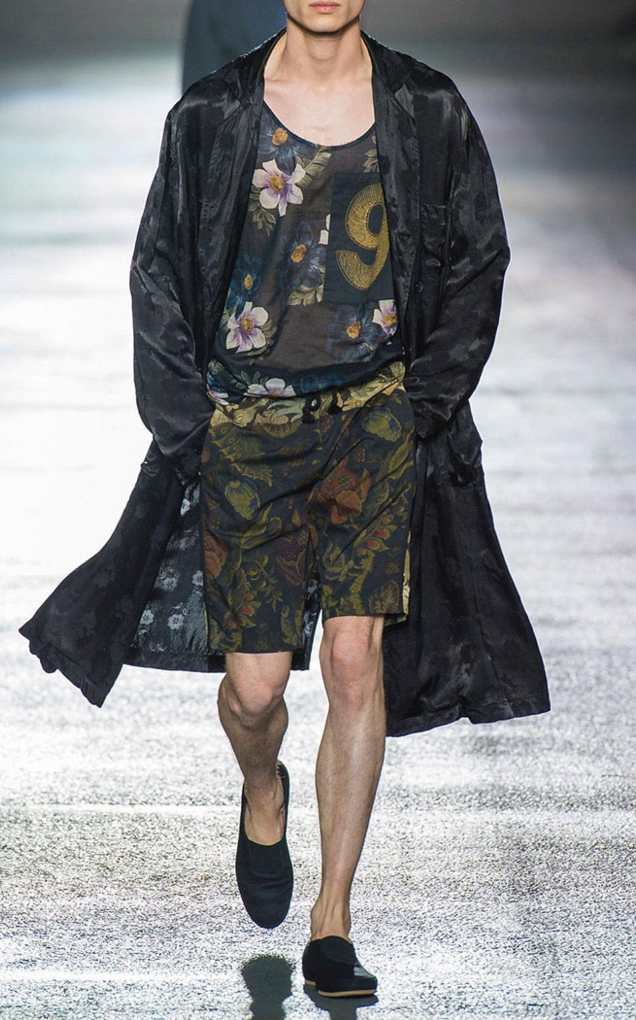 Dries Van Noten Multicolored Floral Print Hibbert Shorts - Runway Catalog