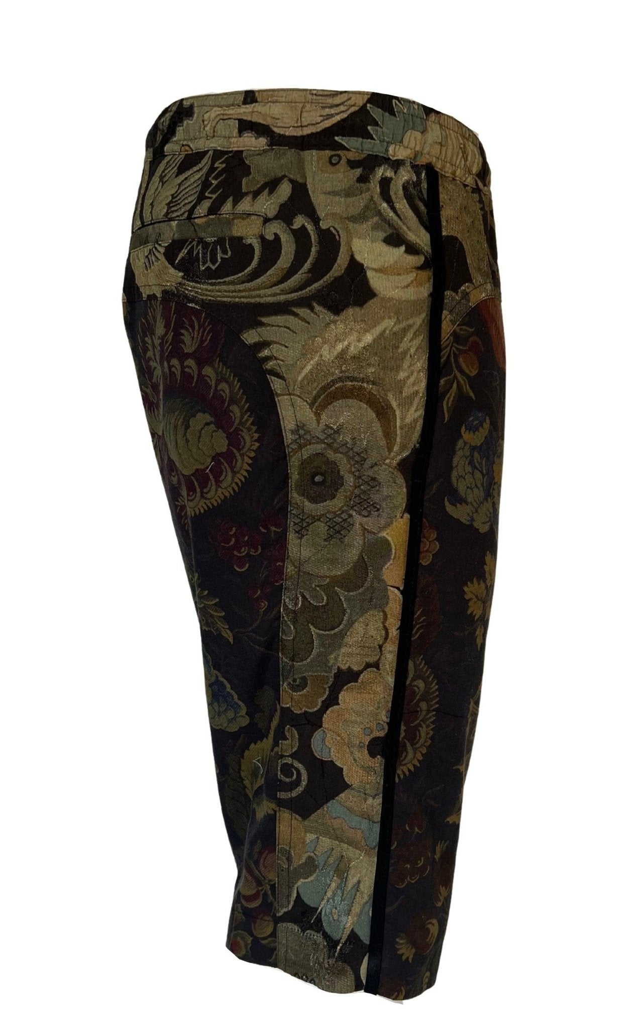 Dries Van Noten Multicolored Floral Print Hibbert Shorts - Runway Catalog