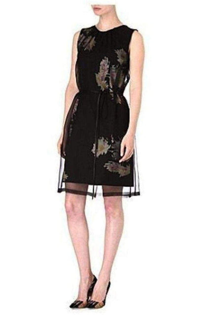 Dries Van Noten Organza Overlay Floral Silk - blend Dress - Runway Catalog