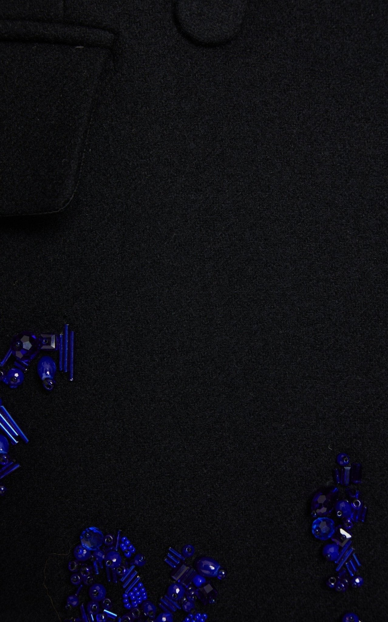 Dries Van Noten Rinky Embroidered Wool - Blend Cocoon Coat - Runway Catalog