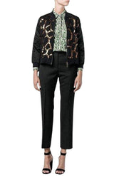 Sequin Zip-Up Jacket Dries Van Noten