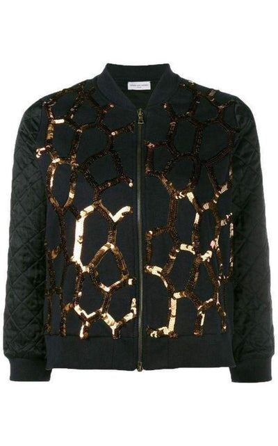 Dries Van Noten Sequin Zip - Up Jacket - Runway Catalog