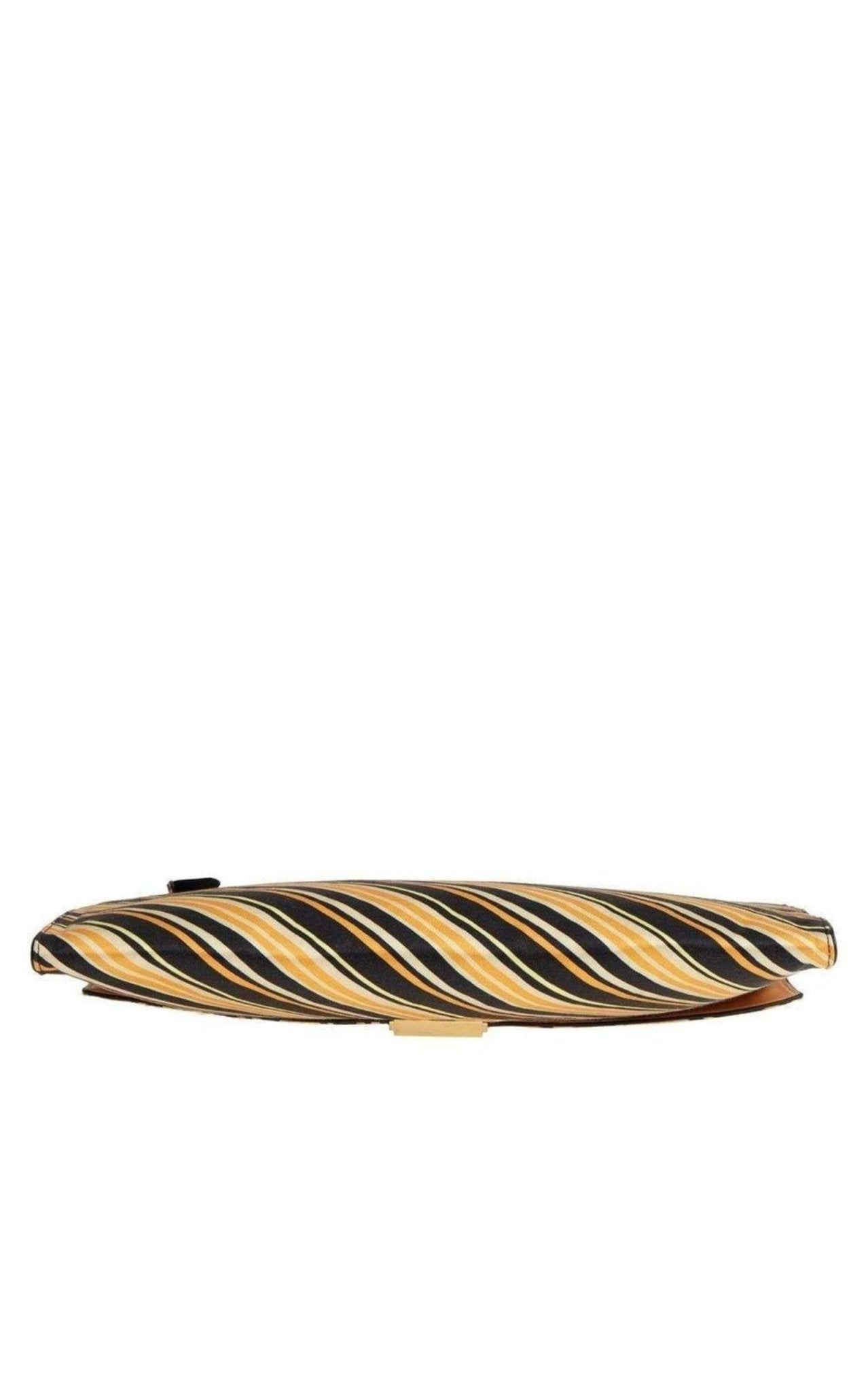 Dries Van Noten Stripe Large Envelope Clutch - Runway Catalog