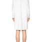 White Cotton Shirt Dress Dries Van Noten