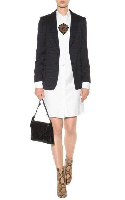 Dries Van Noten White Cotton Shirt Dress - Runway Catalog
