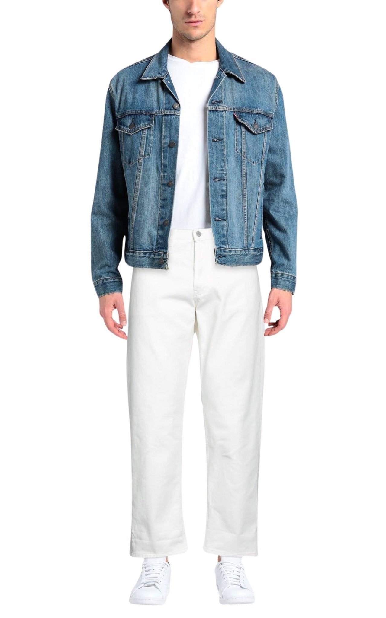 Dries Van Noten White Denim Jeans - Runway Catalog