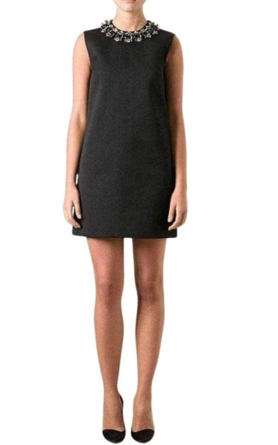 Dsquared2 Black Jewel Embellished Mini Dress - Runway Catalog