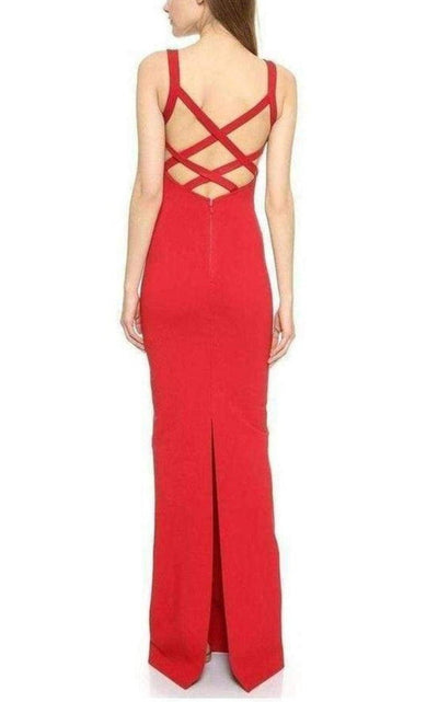 Dsquared2 Column Crisscross Back Gown - Runway Catalog