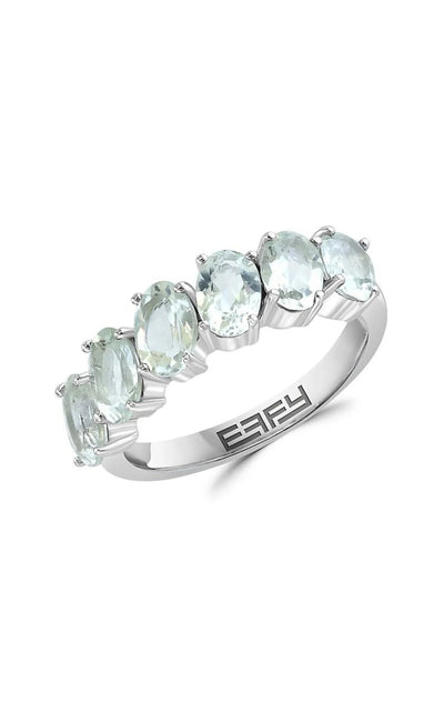 Effy 925 Sterling Silver Ring With Green Amethyst - Runway Catalog