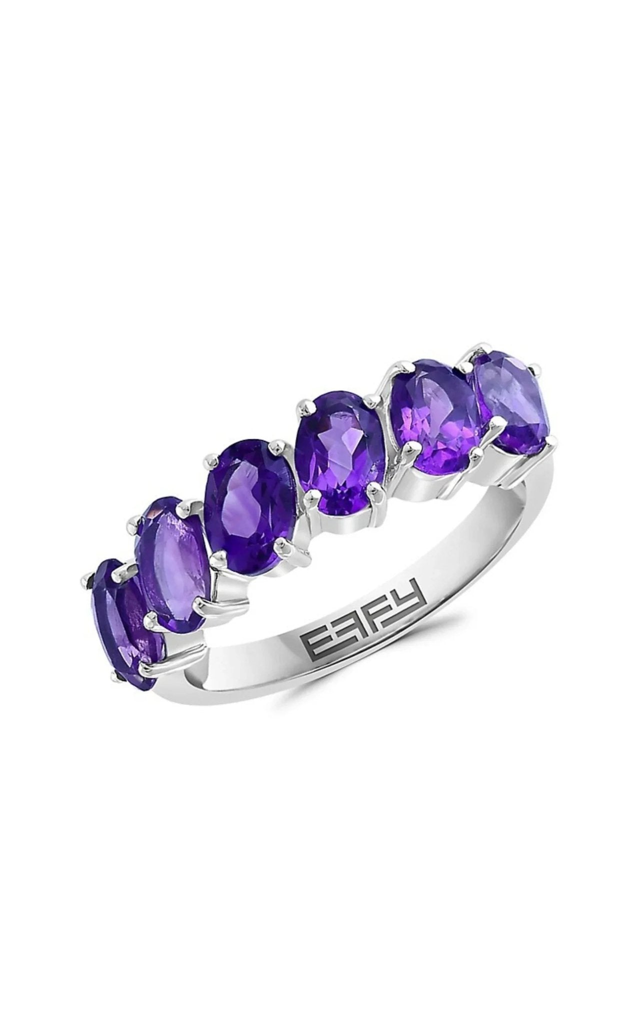 Effy 925 Sterling Silver Ring With Purple Amethyst - Runway Catalog