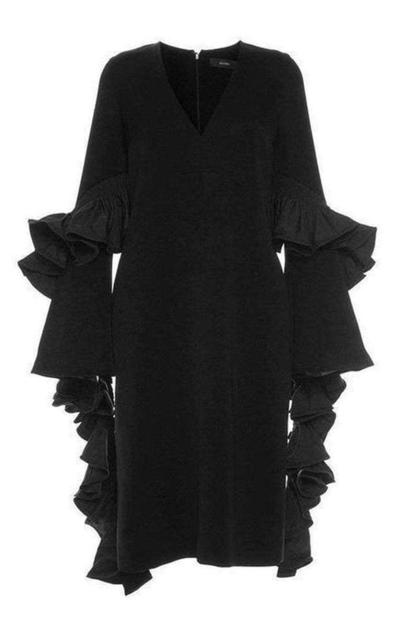 Ellery Molotov Ruffle Sleeve Dress - Runway Catalog