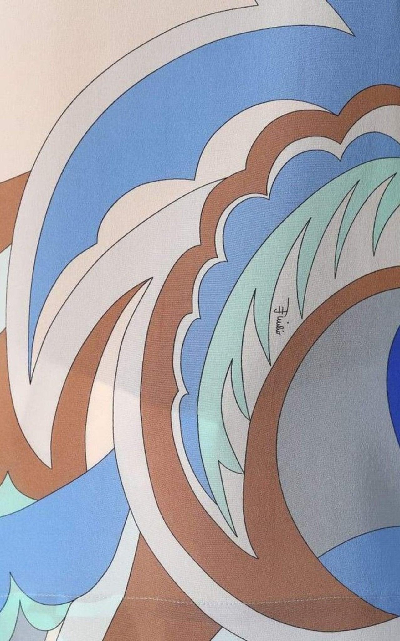 Emilio Pucci Acapulco Print Silk - Twill Top - Runway Catalog