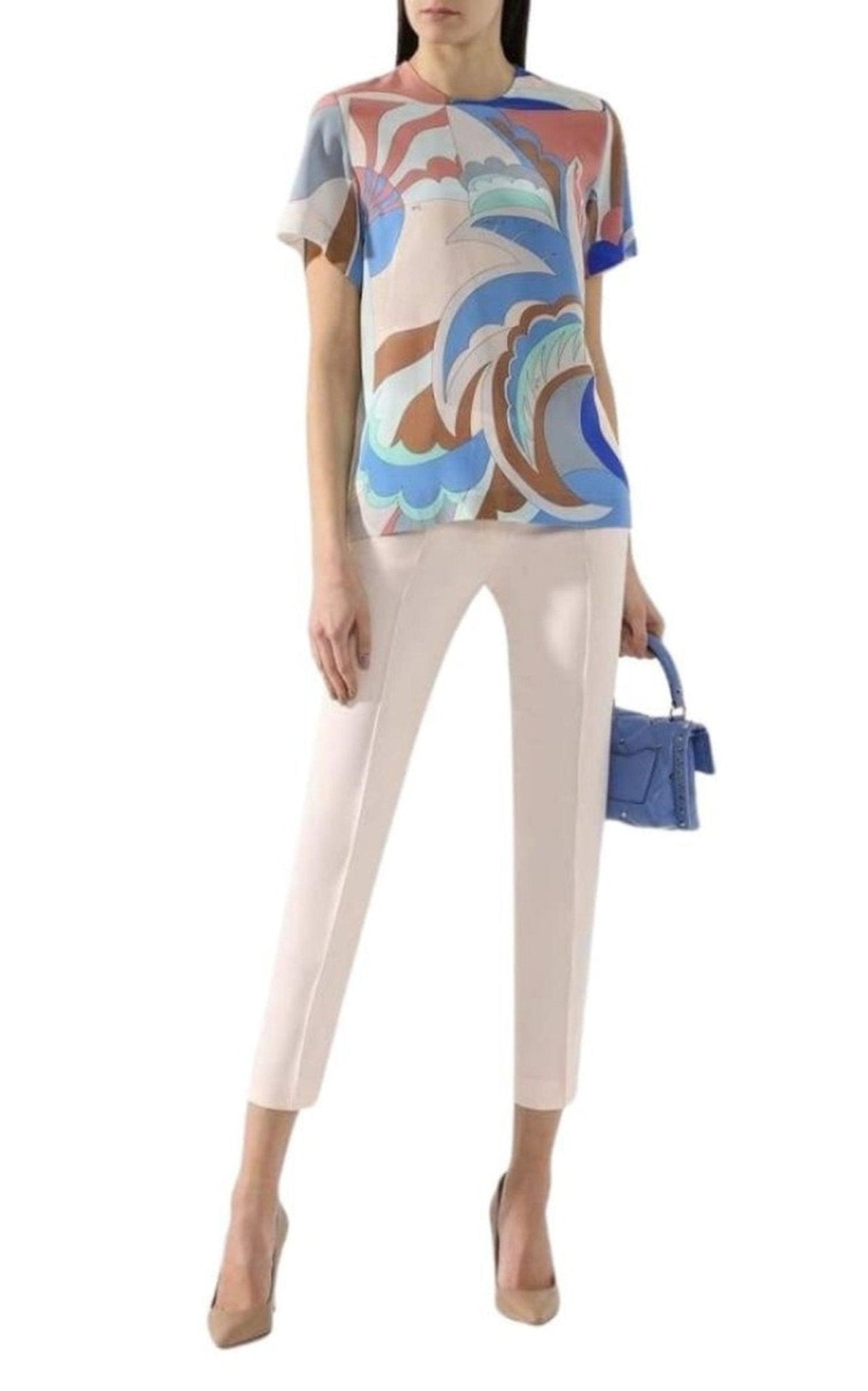 Emilio Pucci Acapulco Print Silk - Twill Top - Runway Catalog