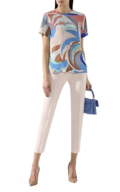 Emilio Pucci Acapulco Print Silk - Twill Top - Runway Catalog