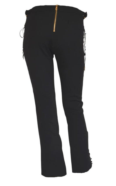 Criss Cross Peekaboo Leg Pants Emilio Pucci