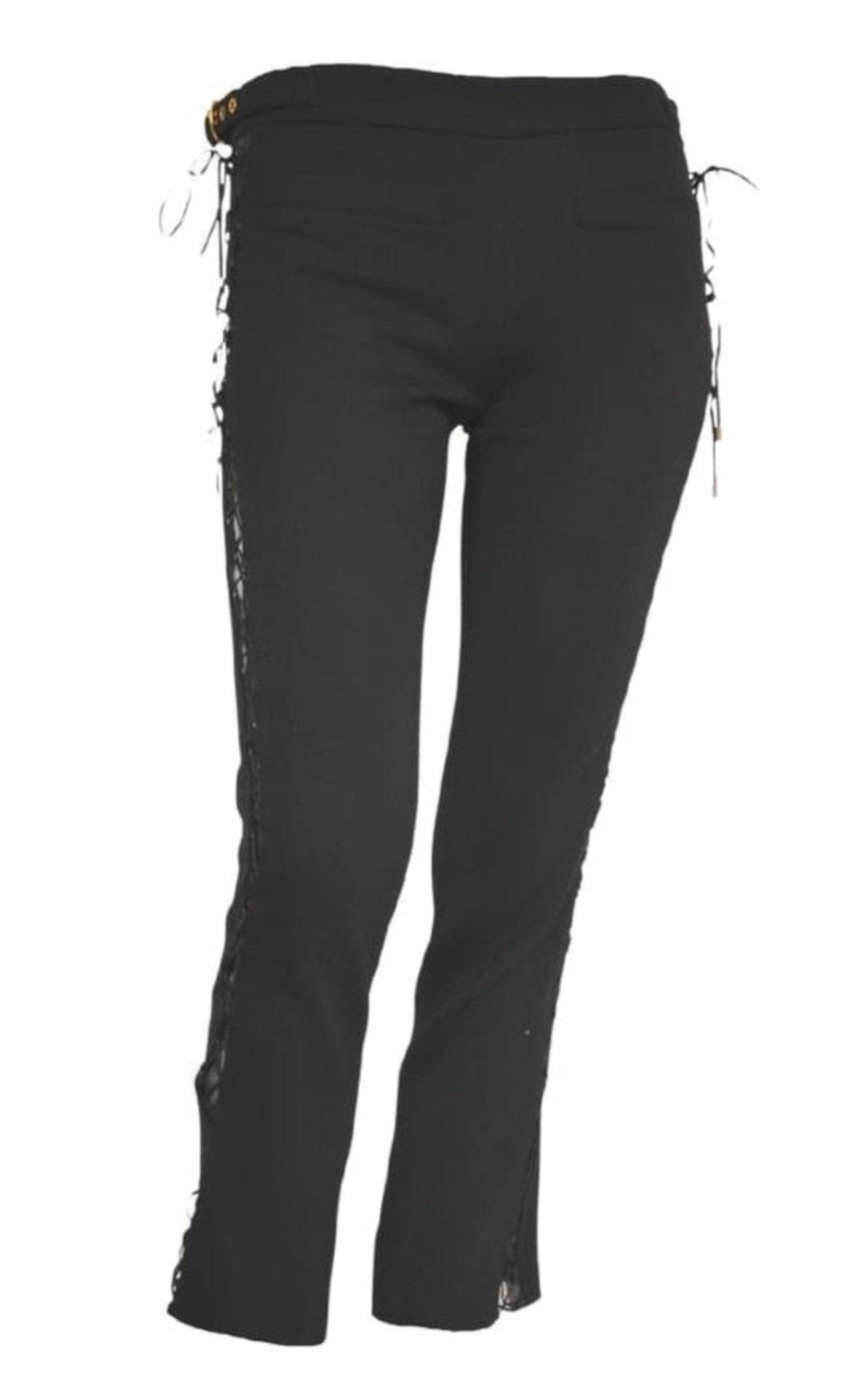 Emilio Pucci Criss Cross Peekaboo Leg Pants - Runway Catalog