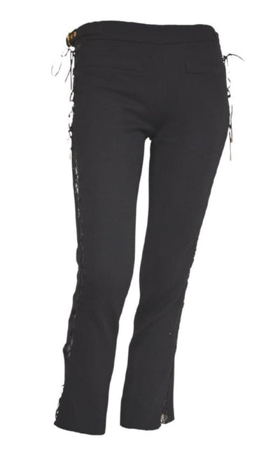 Emilio Pucci Criss Cross Peekaboo Leg Pants - Runway Catalog
