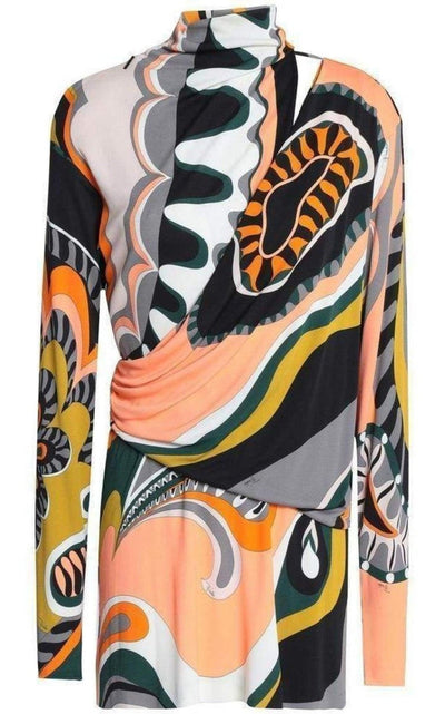 Emilio Pucci Wrap - effect Cutout Top - Runway Catalog