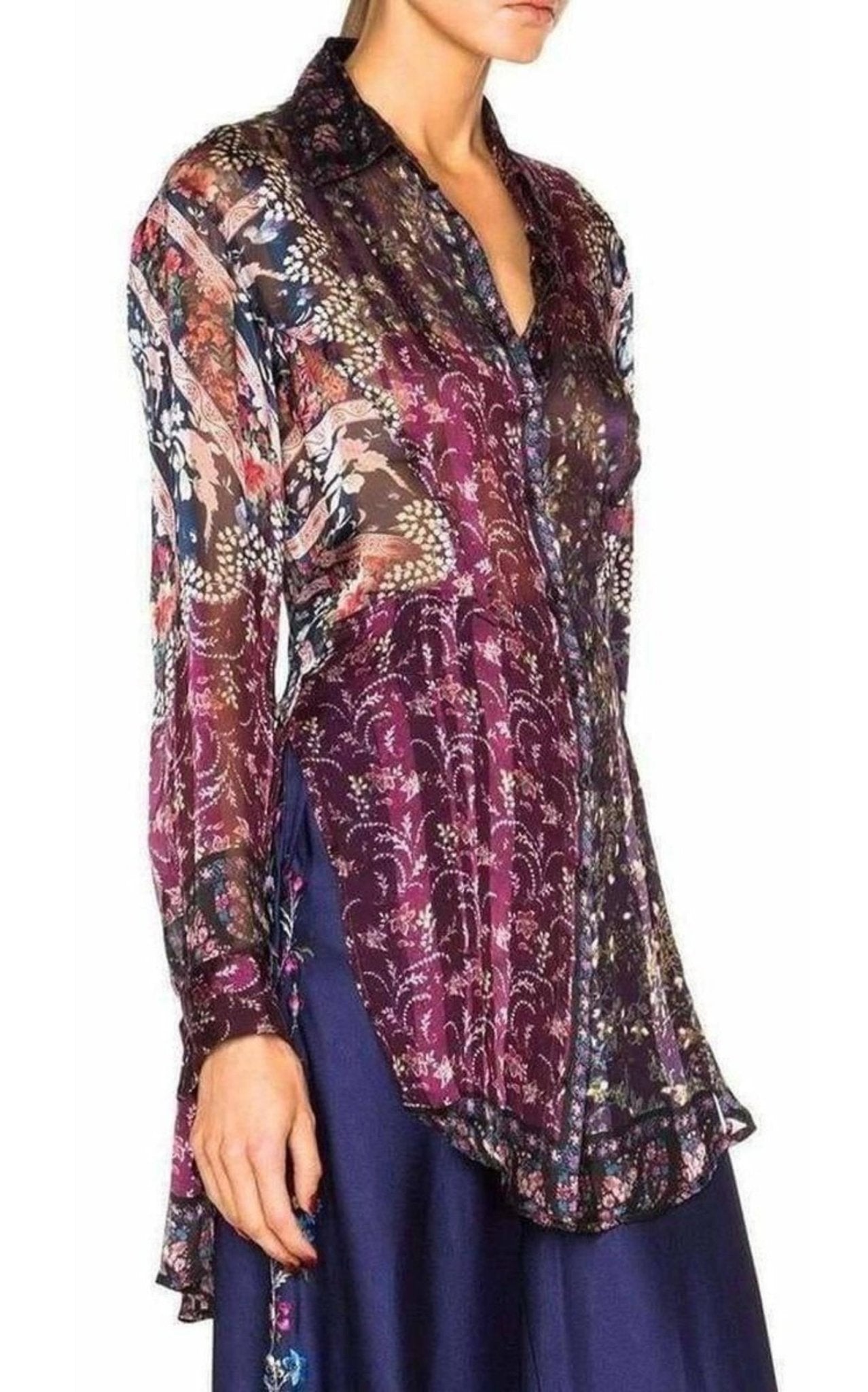 Etro Alina Silk Shirt - Runway Catalog
