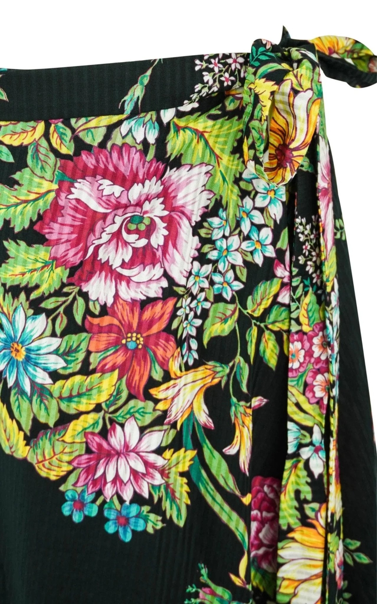Etro Floral Print Cotton Midi Skirt - Runway Catalog