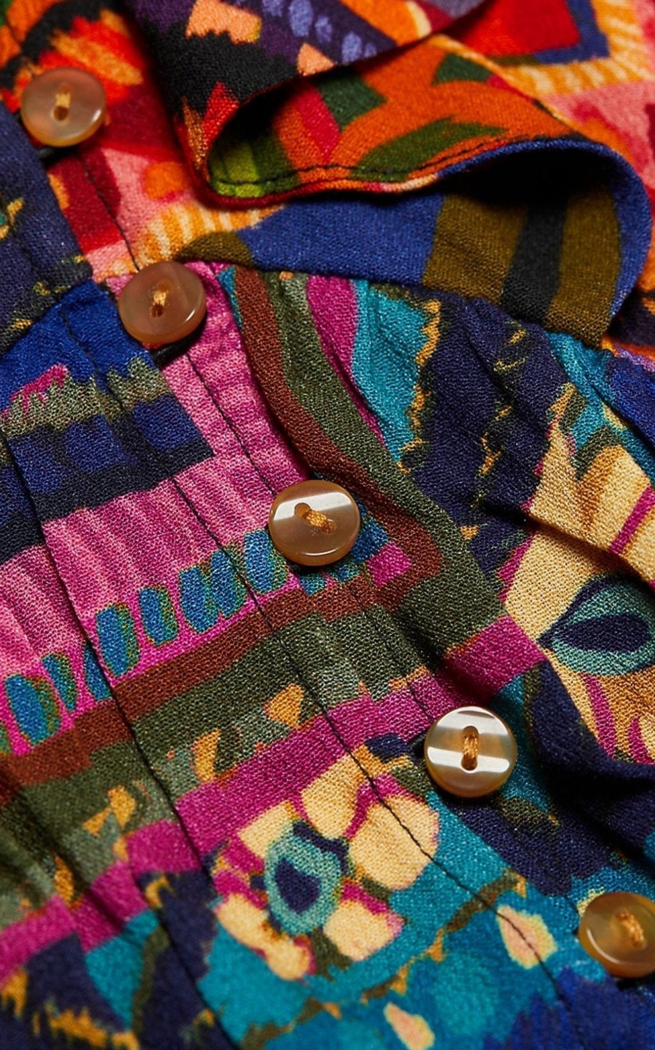 Farm Rio Patchwork Tapestry Ankle Maxi Dress - Runway Catalog