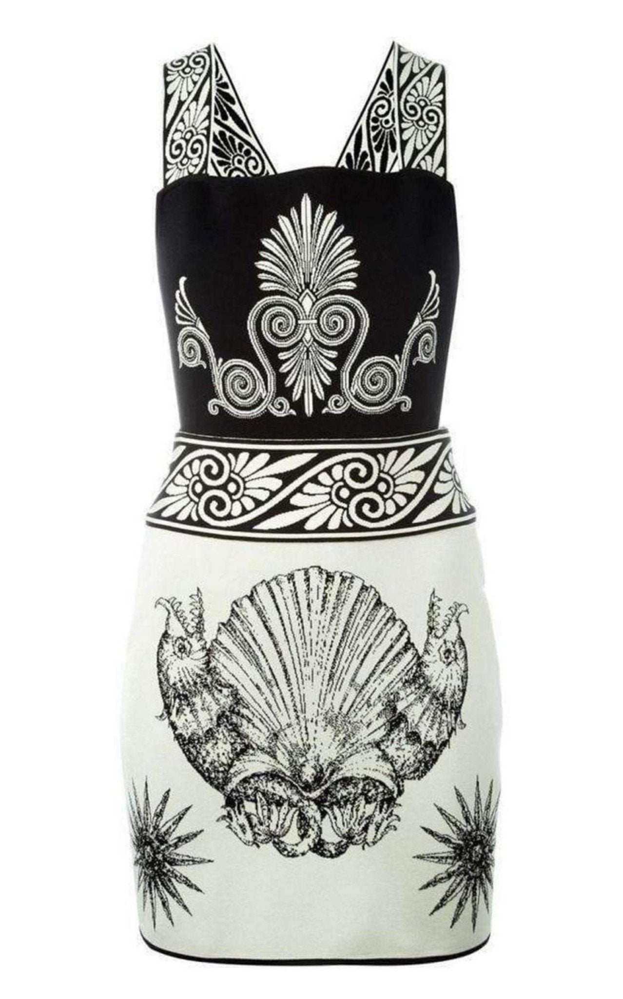 Fausto Puglisi Shell - intarsia Stretch - Knit Dress - Runway Catalog