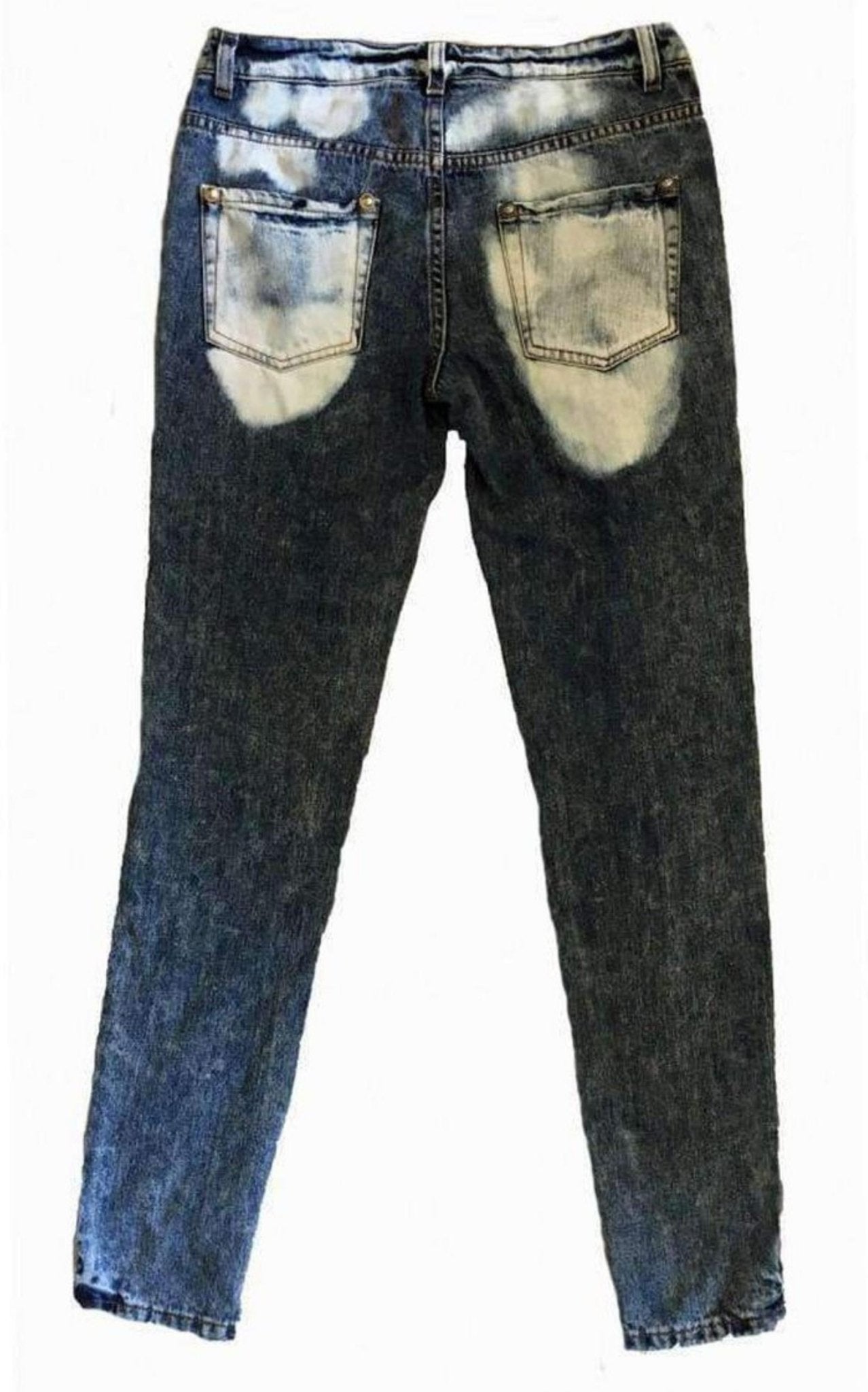 Fausto Puglisi Skinny Metal Embellishment Jeans - Runway Catalog