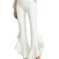 Crepe Ruffle Pants Giambattista Valli