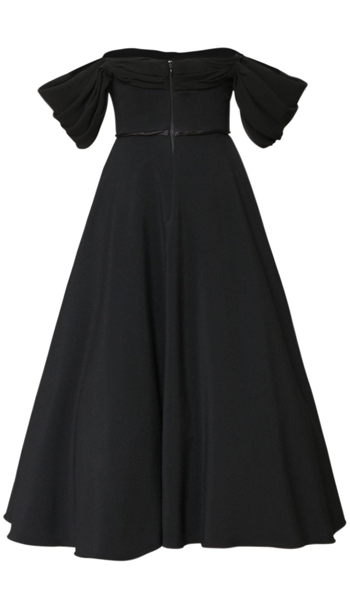 Giambattista Valli Off - shoulder Flared Midi Dress - Runway Catalog
