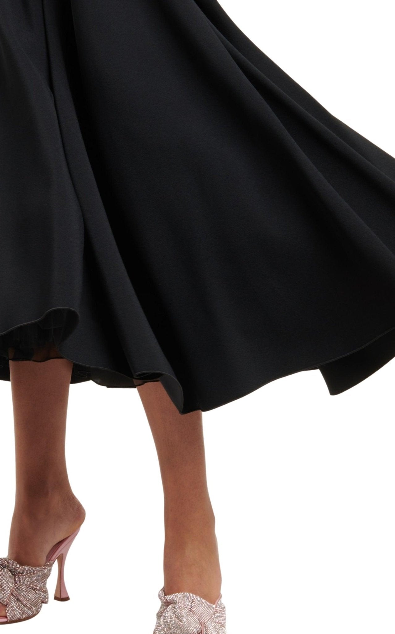 Giambattista Valli Off - shoulder Flared Midi Dress - Runway Catalog