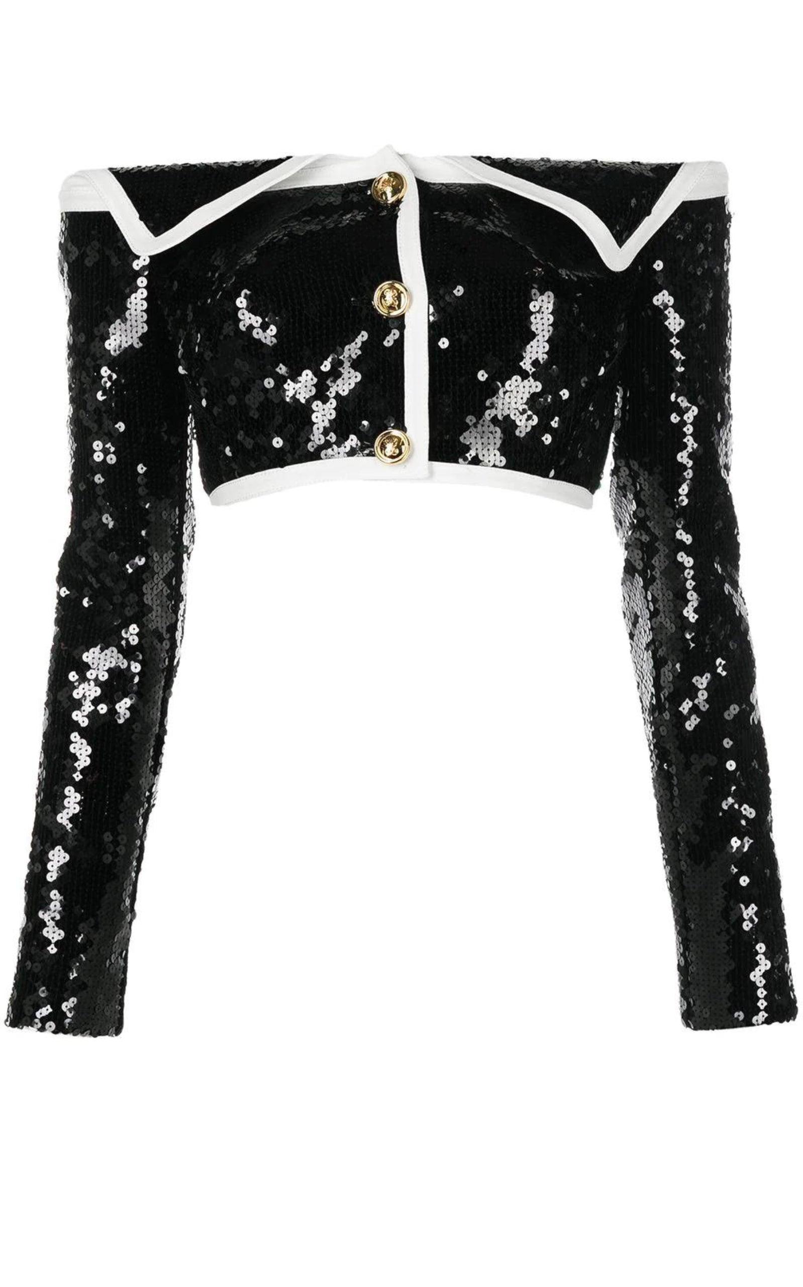 Sequin Bustier Jacket Giambattista Valli