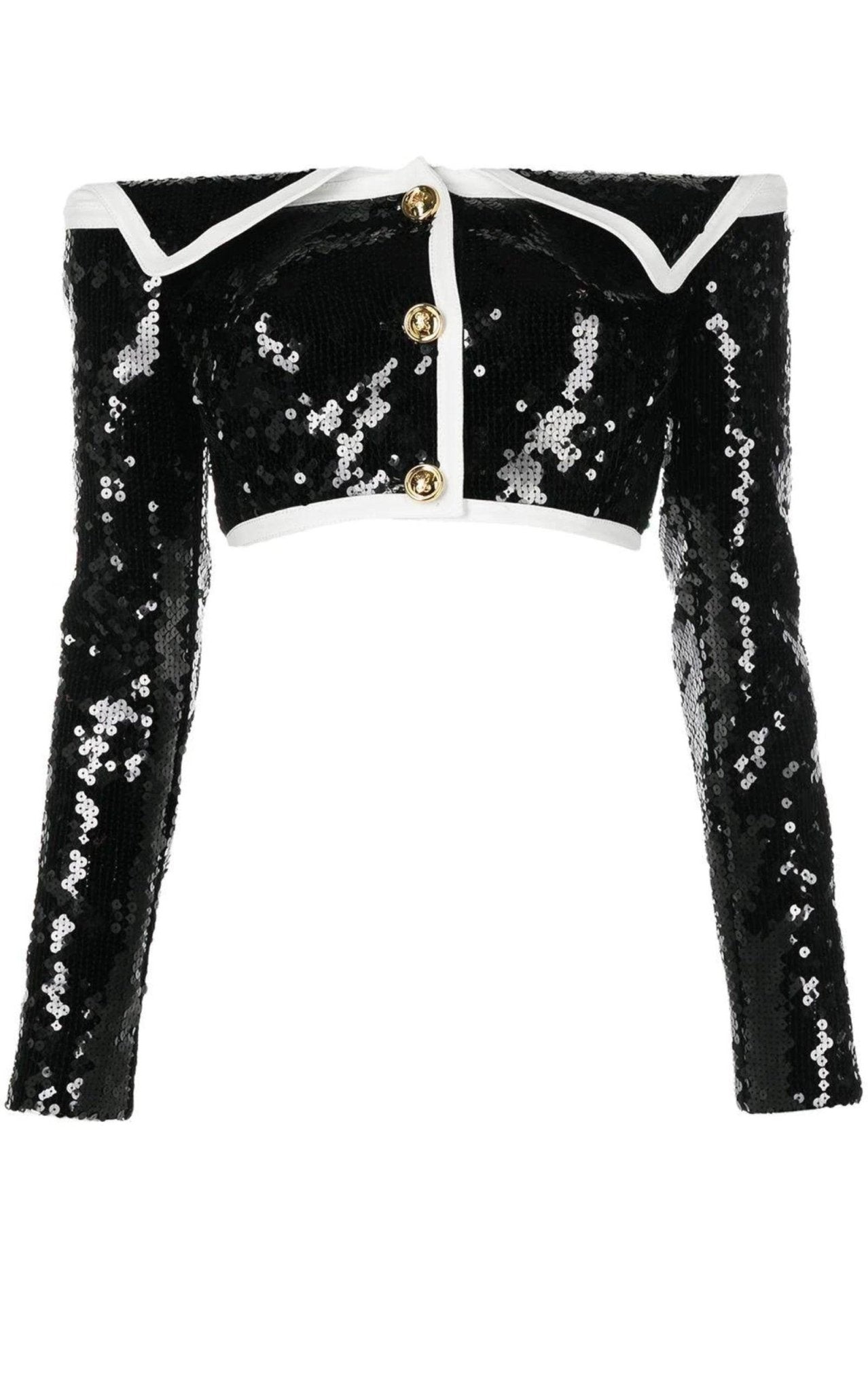 Giambattista Valli Sequin Bustier Jacket - Runway Catalog