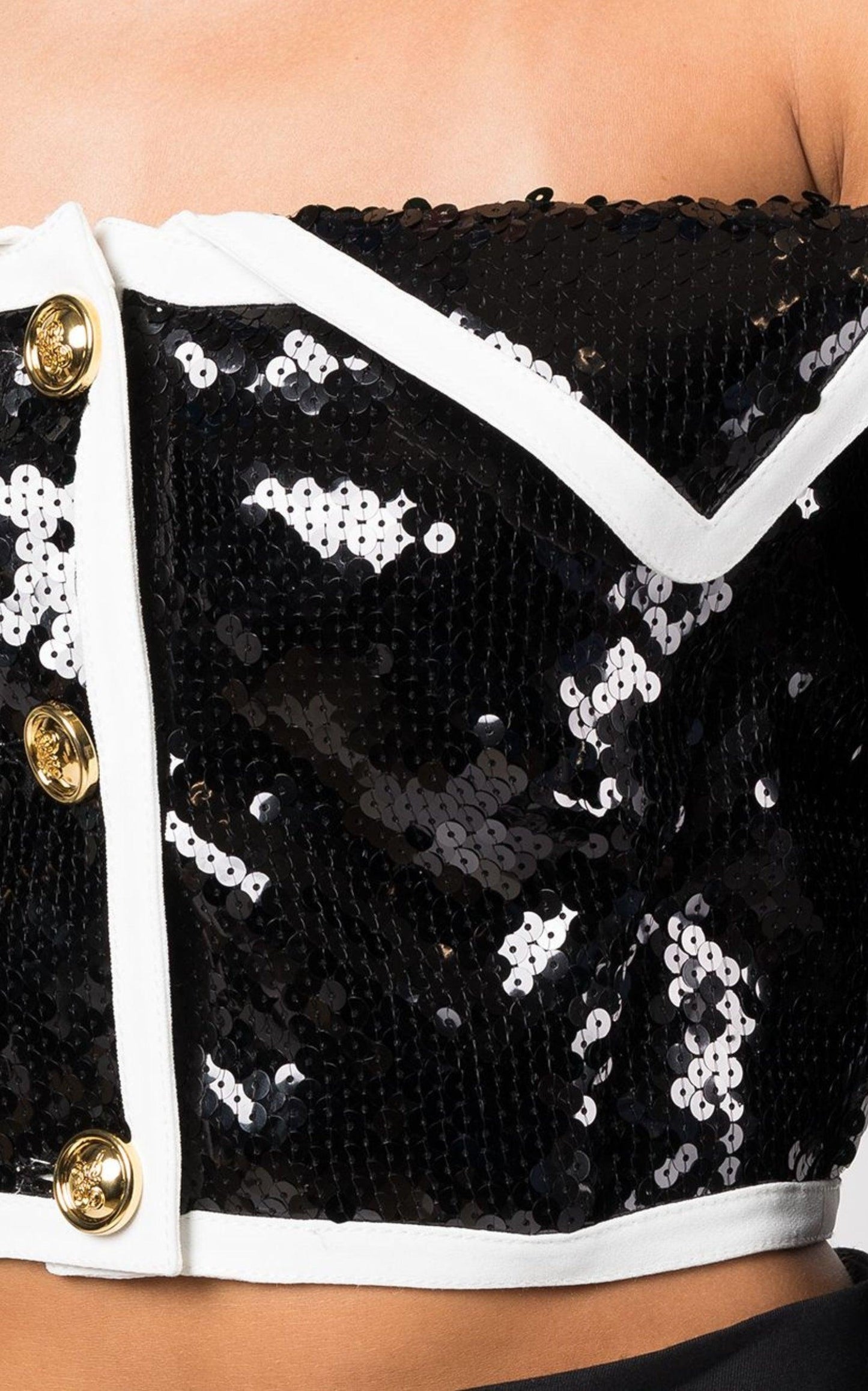 Sequin Bustier Jacket Giambattista Valli