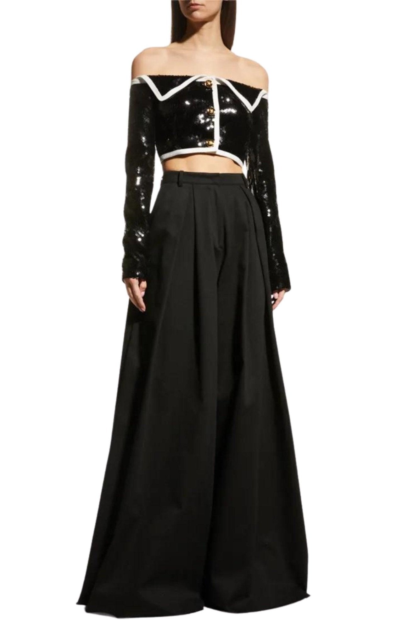 Giambattista Valli Sequin Bustier Jacket - Runway Catalog