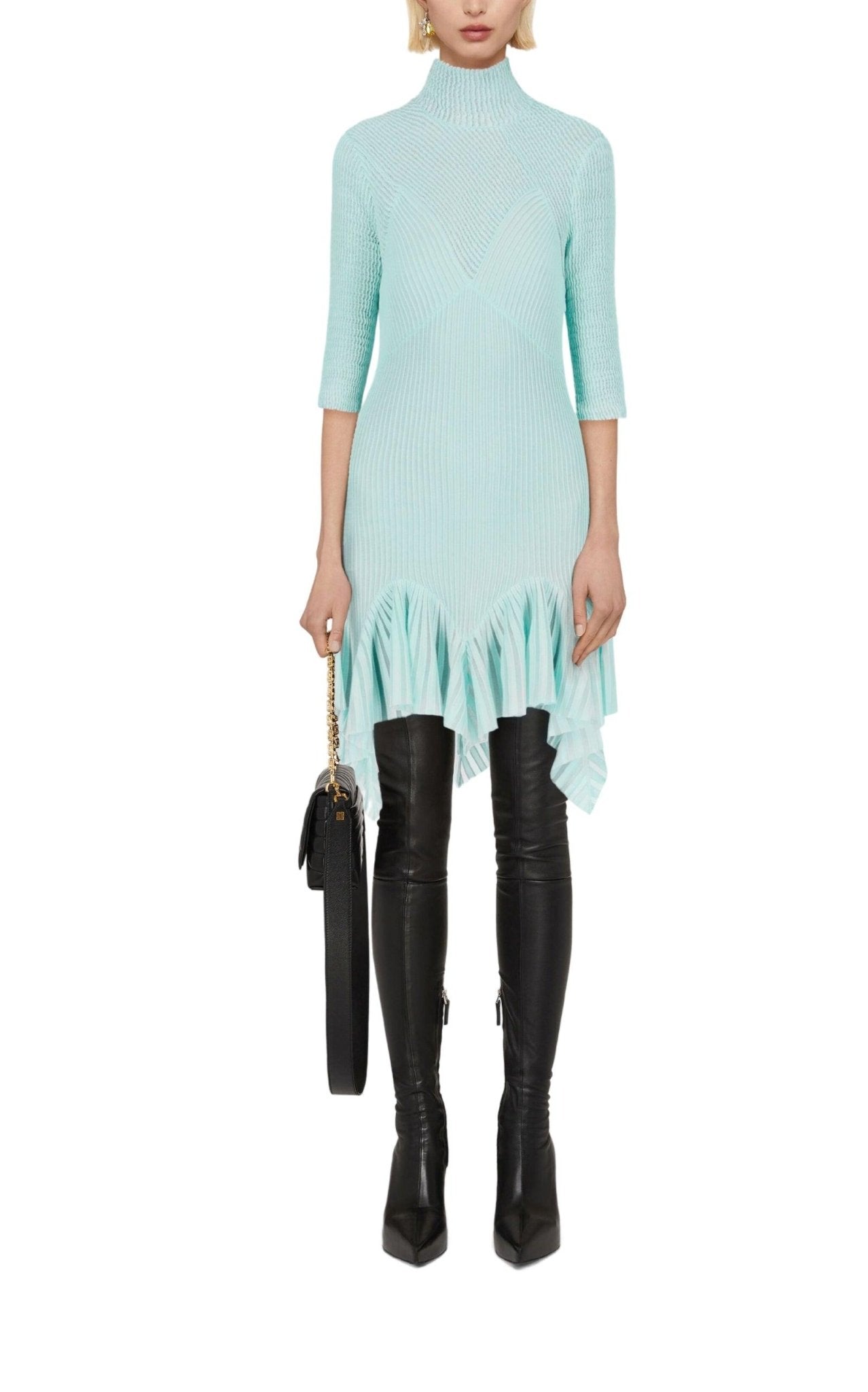 Givenchy High - Neck Asymmetric Dress - Runway Catalog