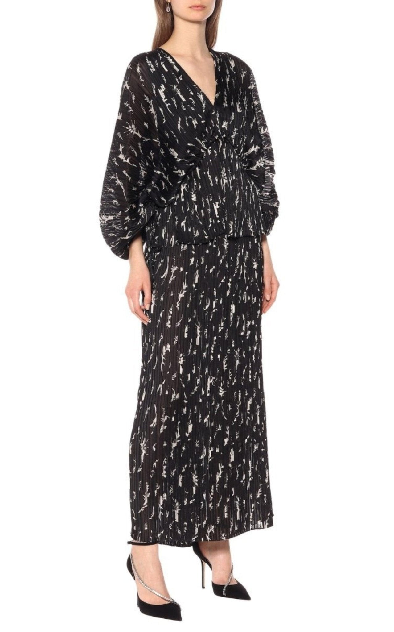Givenchy Pleated Maxi Dress - Runway Catalog