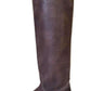  SendraGrey Leather Knee High Boots - Runway Catalog
