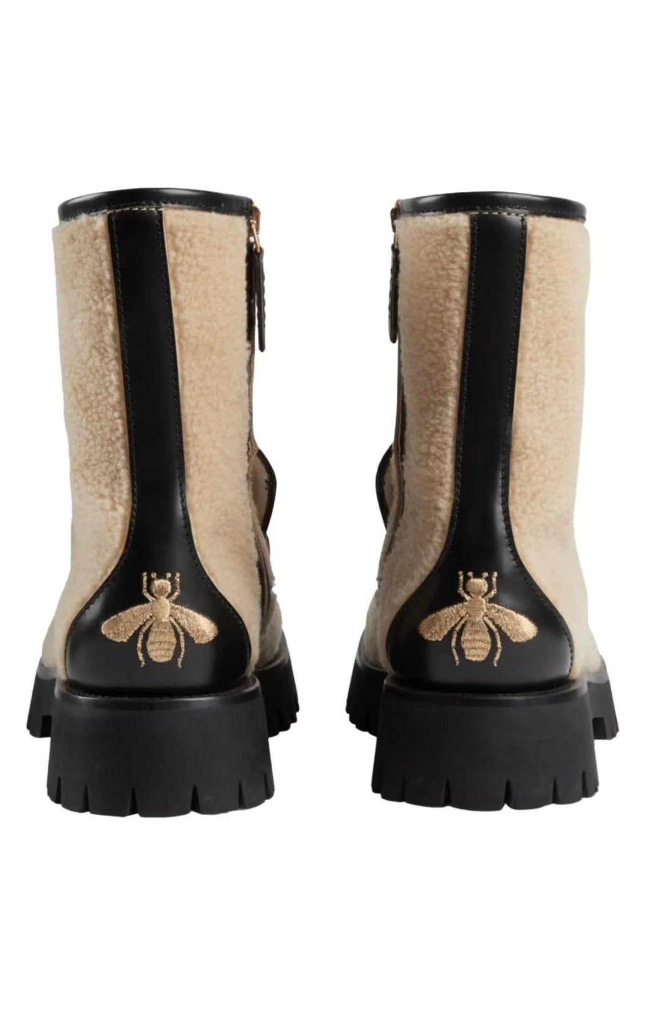 Gucci Ankle Boots With Horsebit In Neutrals - Runway Catalog