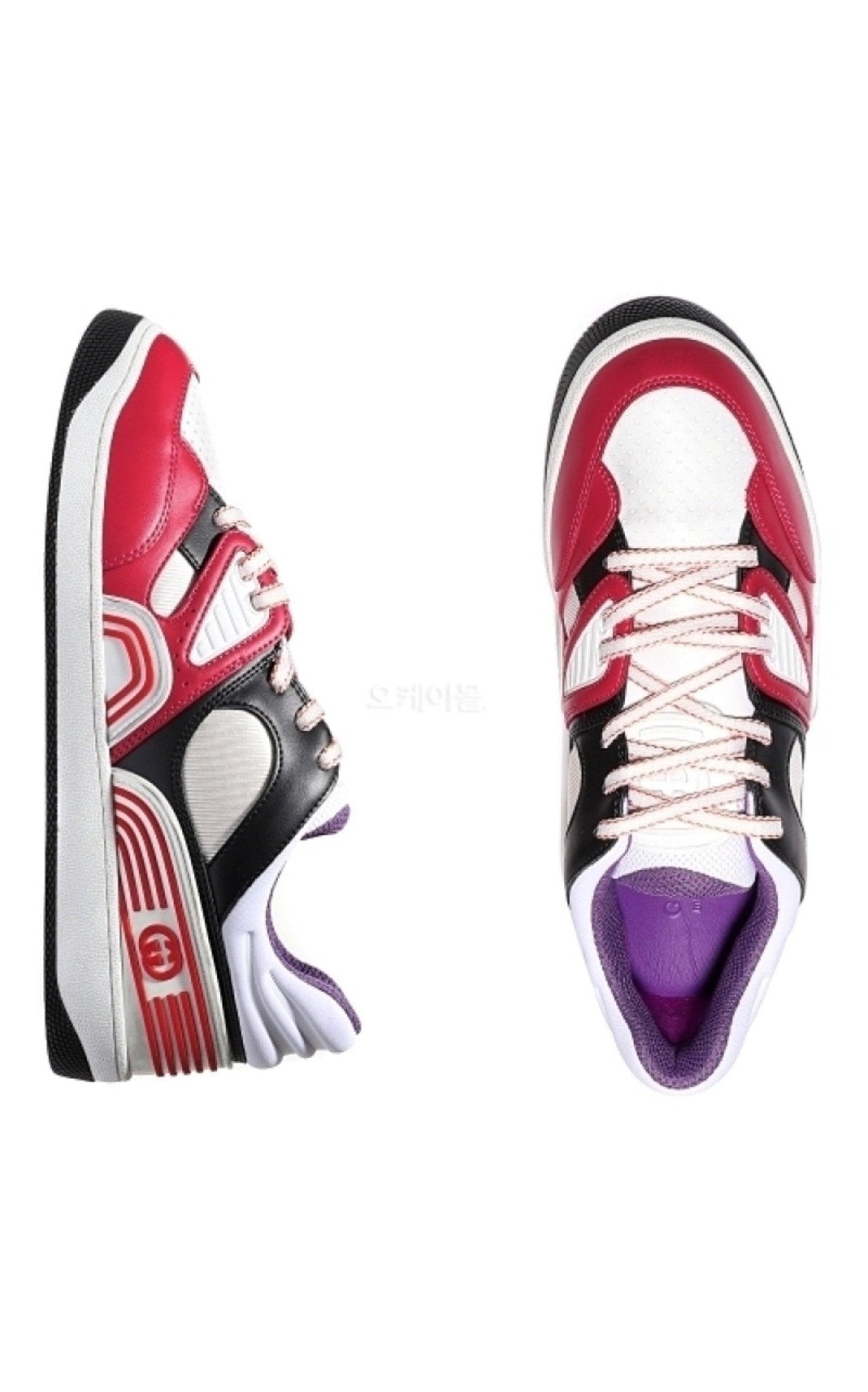 Gucci Basket Lace - up Sneakers - Men's - Runway Catalog