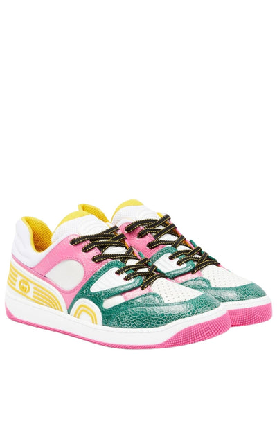 Gucci Basket Panelled Sneakers - Runway Catalog