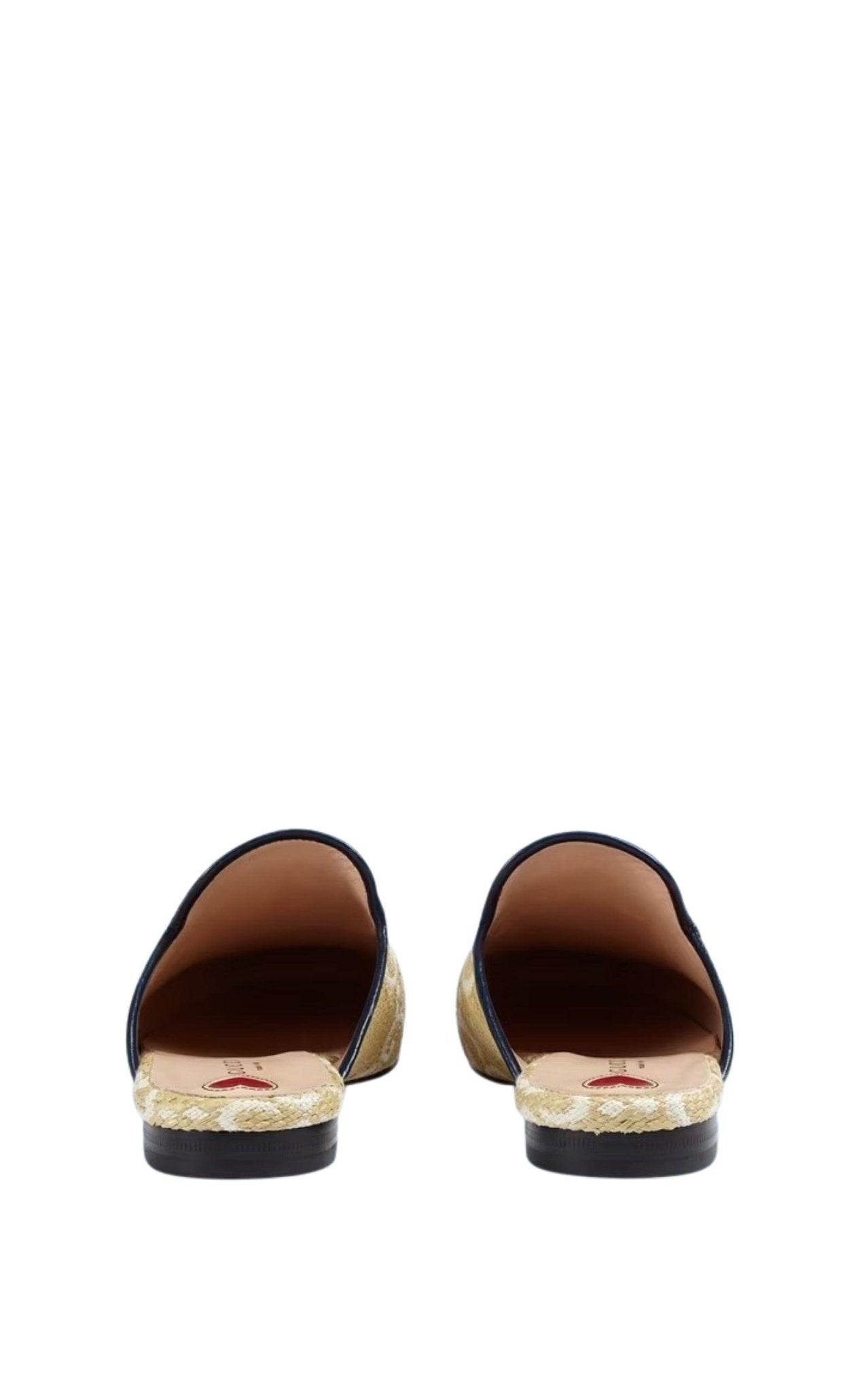 Gucci Beige GG Princetown Loafers - Runway Catalog