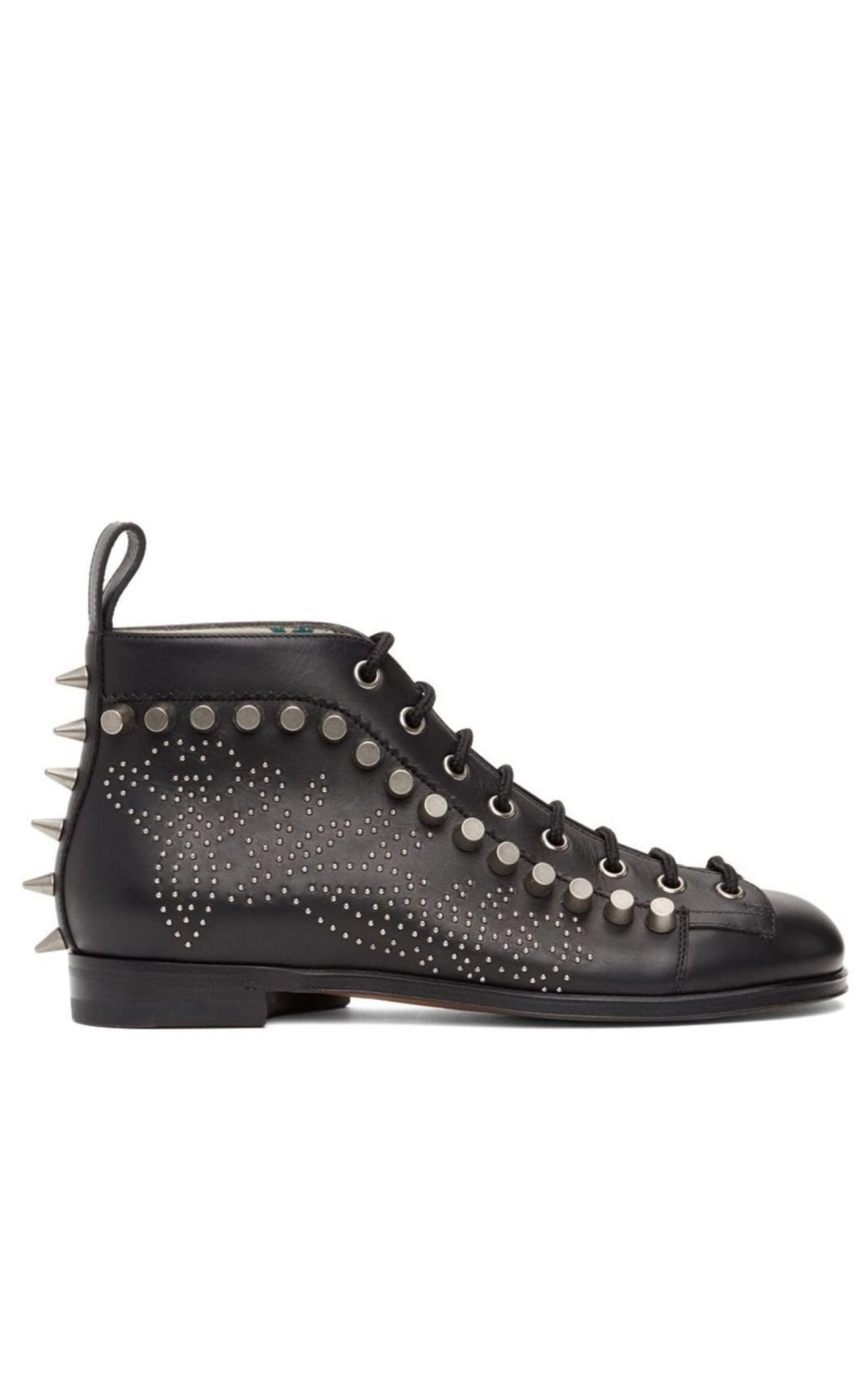 Gucci Black Brogue Detail Boots - Runway Catalog