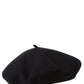 Black Felt Wool Beret Gucci